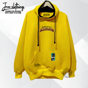 Jaket Sweater Hoodie Jumper Dewasa Tebal Lembut Sablon Premium Size M L XL XXL Cowok Cewek Kekinian