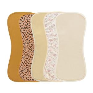 1 Set Baby Drooling Bib Soft and Absorbent Burp Cloth Saliva Towel Cotton Shoulder Pad for Drooling & Teethng