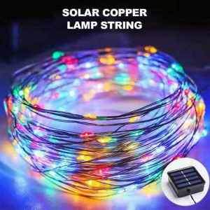 Outdoor Solar Led String Light 7M 12M 22M 32M Waterproof Garland Festoon Led Lights Christmaas Decor Valentines Day Decor