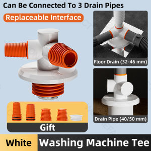 Washing Machine Floor Drain Connector Deodorant leak-Proof Mosquito Repellent Joint Tee Multifunctional Toilet Sewer Pipe