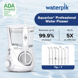 Waterpik WP-660K/670K Aquarius Professional Water Flosser Floss & Massage Mode 650ml Reservoir 10 Modes & 7 or 8 Tips