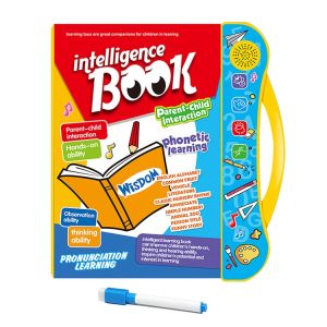 intelligence book for kids Intelligence book early education training book pronunciation learning book speaking learning book Electric learning book early education baby toys educational learning materials educational books for toddlers B-BOOK Smart book