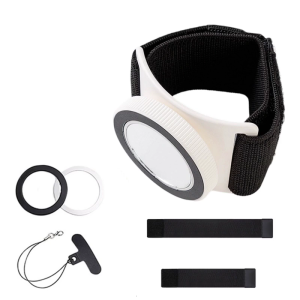 360 Degree Rotatable Wrist Strap Magnetic Phone Holder Wristband Mobile Phone Holder Armband Stand for Phone 16 15 14