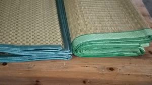 Cooling Woven Sleeping Mat child-oriented design stated in source creates the woven sleeping surface stated in the source for bedroom dormitory or nursery during warm weather sleeping mat