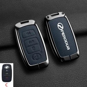 Zinc Alloy Key Protector Cover Key Holder for Perodua Axia 2023 Alza Ativa Key Case