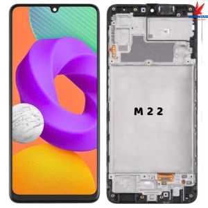 Màn hình Sam//Sung M22 Zin mỏng màu chuẩn