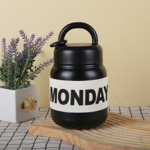 Botol banban Insulasi Bahan 316 Thermos Bottle Stainless Steel Vacuum Flask Thermos Water Bottle Thermal Insulated Cups Coffee cup Portable with Handle Travel Mugs 550ml/ botol banban viral