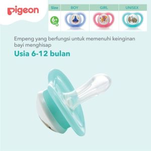 Pigeon Minilight Pacifier / Empeng Bayi 0 / 6 / 12 Bulan S M L