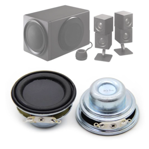 2Pcs 1.5 Inch Portable Full Range Speaker 40MM 4 Ohm 5W HiFi Sound Amplifier LoudSpeaker DIY Speakers