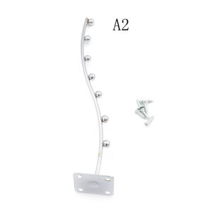 [Alex Do] Hot Sale New Wall Mount Waved Waterfall Hanger Rack 7 Beads Garment Display Hook