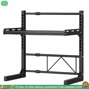 [New] 2/3 Tier Expandable Microwave Racks Extendable Microwave Stand for Home Office
