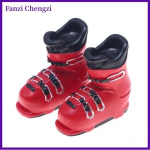 Fanzi Nhà búp bê 1:12 thu nhỏ giày trượt băng Mũ trượt tuyết mùa đông cảnh trượt tuyết mô hình trang trí đồ chơi nhà búp bê phụ kiện