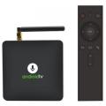 MECOOL KM8 Google Certified Android TV Box with Voice Remote Amlogic S905X Android 8.0 2GB RAM + 16GB ROM VP9 HDR10 Dolby Audio Support Youtube 4K (BLACK). 