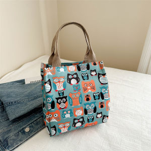 Popular Letter Print Womens Handbag Large Capacity Commuting Coin and Phone Storage Bag Large Capacity Lunch Bag for Work
