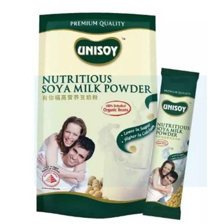 Unisoy Instant Nutritious Soya Milk Powder (30g x 12 sachets) Lazada