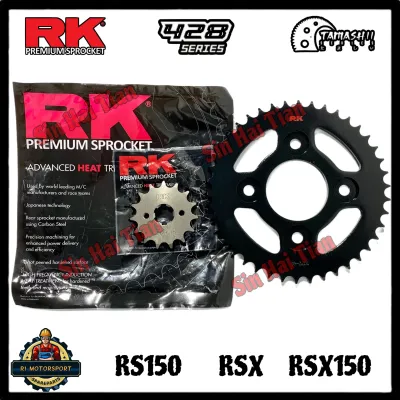 RK TAMASHII RS150 RSX150 RSX 428 Black Carbon Steel Sprocket Original