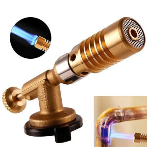 Đầu Khò Gas Cao Cấp Đồng Nguyên Khối 1300 Độ Mồi Lửa Độ Bền Cao