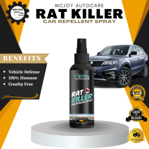 RAT KILLER House And Car Engine Repel Mice By Smell Nontoxic Safe For People And Pets Rat Off - 100% HUMANE - VEHICHLE DEFENSE - CRUELTY FREE