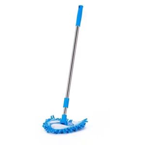GM.Onhand! Rotatable 180° Adjustable Triangle Cleaning Mop Royal Blue