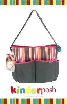 Carter's striped diaper bag hotsell