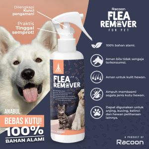 COD Obat Ampuh Anti Kutu Hewan Anjing & Kucing 100% Bahan Alami RACOON / Flea Remover