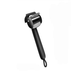 CUTE ELVES Flip-Top Pet Knot Untangling Comb Hanging Hair Removal Pet Shedding Brush Portable with Anti-Static Cloth Pet Hair Removal for Long Haired Pets