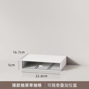 💟SOLUTION65💟 Stackable & Dustproof Makeup Box/ Cosmetics Box/ Cosmetic Organizer Box Makeup Case Cosmetics Case Makeup Box Cosmetics Box Makeup Rack Cosmetics Rack Makeup Holder Cosmetics Holder Perfume Box Perfume Holder/ Stationery Storage Box
