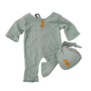 Ảnh trẻ sơ sinh chụp Essential mềm polyester trang phục mũ và Bộ Quần thiết kế thoáng khí hoàn hảo cho trẻ sơ sinh nhiếp ảnh