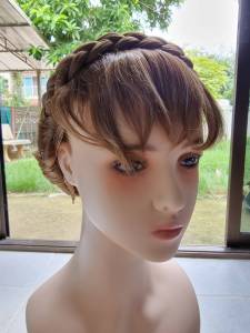 🇹🇭สินค้าอยู่ไทย🇹🇭 🔥 WC37 วิกผม อันนา โฟรเซ่น Dress for Anna Wig Frozen Costume Movie Fashion Party Cosplay Fancy Outfit