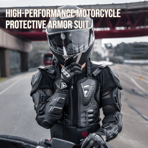 Motorcycle Protective Armor Jacket Perspiration and Dehumidification Lightweight and Wear-resistant Materials