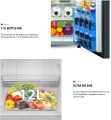 TOSHIBA 2 DOOR INVERTER FRIDGE 270 LITRE GRRT300WEPMY(DS) DARK SILVER/ GRRT300WEPMY(UB) URBAN BLUE/ GRRT300WEPMY(UK) URBAN BLACK. 