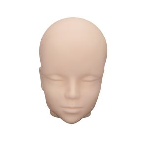 JUSTODO Model Head White Foam Wig Stand 22 Inch Styling Tool Wig Hat Holder Display Stand Professional Cosplay Anime Head Model Stand Salon