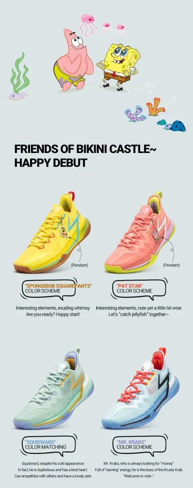 361 Degrees Nikola Jokić BIG3 Future SpongeBob SquarePants tương