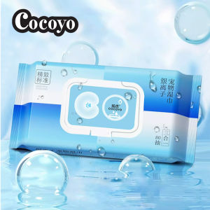 Cocoyo Removes tear stains & ear wax Pet Wipes 80 Pieces Specialized Wipes For Dogs and Cats To Clean Without Washing Pet Wet Tissue 200mm*180mm 宠物狗猫抗菌消毒湿纸巾