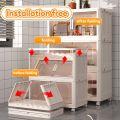 IMUTO Foldable Storage Cabinet - Heavy Duty & Waterproof | Space-Saving Organizer for Home/Dorm/Office with Wheels, Lockable Doors. 