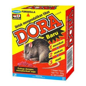 DORA PEMBASMI TIKUS PALING AMPUH - MENGUSIR TIKUS BESERTA KOLONINYA - RACUN TIKUS MATI KERING - DORA RACUN TIKUS 50GR - PEMBASMI TIKUS - DORA Racun Tikus Paling Ampuh Pembasmi Tikus Langsung Mati Kering Dan Tidak Bau paling Ampuh dari Fumakila