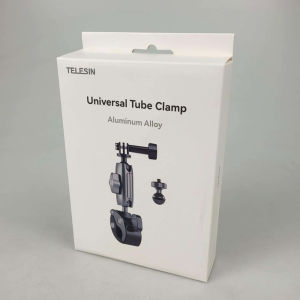 TELESIN Metal Tube Clamp Mount 360 Dirt Bike Motorcycle Handlebar Roll Bar Mounts for GoPro / Insta360 X3 X4 Go3 Ace Pro / DJI Action