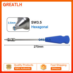 GREATLH Orthopedic Bone Screw Driver Universal Screwdriver with Universal Joint Star Hex Head Bone Nails Pet Orthopedic Instruments