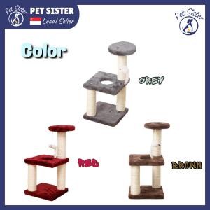 [SG ReadyStock] Mini Cat Tree Scratching Post |Sisal Scratch Pole |Climbing Tower |Indoor Cat House