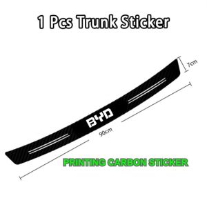 Sticker Carbon Print Sticker Pijakan Pintu Mobil Byd anti Gores