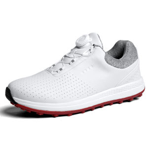 AU518 Spring and summer golf shoes for men breathable with small studs for grip and featuring a twist-lock closure for outdoor use