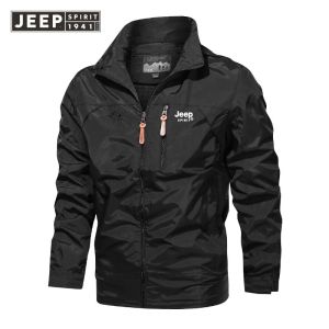 Jeep Spirit 1941 estd nam áo khoác ngoài trời ko thấm nước gió lớn áo khoác Câu Cá thoáng khí cắm trại leo núi quần áo nam