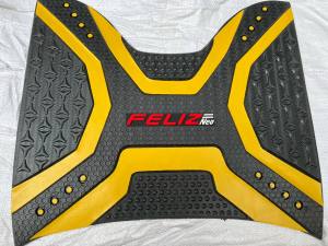 THẢM XE MÁY ĐIỆN VINFAST FELIZ NEO ĐEN DÀY KIỂU INDO 2025 MÀU VÀNG