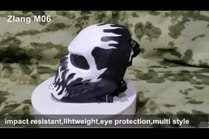 [PuWhao] Mặt nạ chiến thuật toàn diện bảo vệ đầu lâu mặt nạ cosplay Halloween đạo cụ phim phụ kiện chụp ảnh thiết bị quân sự mặt nạ chơi Paintball