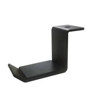 Giá treo tai nghe nhôm Tai nghe chủ tai nghe silicon Hanger cho treo tai nghe chơi game Đen