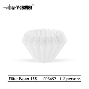 [Ready Stock] MHW-3BOMBER Wave Filter Paper Kalita Wave Pour Over Coffee Filter Drip Paper (50Pcs) 1-2 Pax / 2-4 Pax