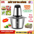 Máy xay thịt đa năng inox, cối xay đa năng, Máy xay sinh tố, máy xay đa năng với 4 lưỡi dao bằng thép sắc bén có thể xay được nhiều loại thực phẩm, công xuất 250W.. 