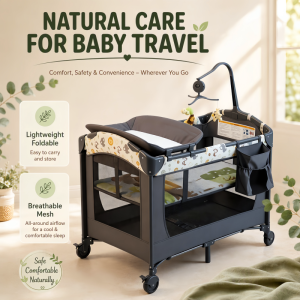 Baby Crib Multifunctional Foldable Removable Portable Newborn Cradle Bed European Baby Crib Splicing Big Bed