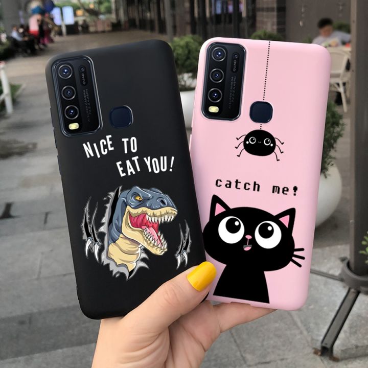 สำหรับ VIVO Y30เคสโทรศัพท์ VIVO Y50 Y30 1935 1938ถุงพิมพ์แฟชั่นสาว