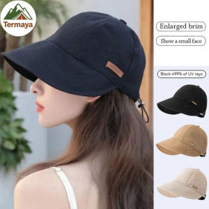 Termaya Fashion Women Sun-Hat UV Protection Outdoor Beach Cap Breathable Lightweight Fisherman Hat